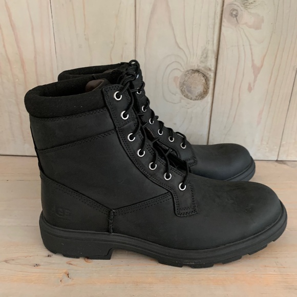 UGG Other - UGG BILTMORE WORKBOOT BLACK LEATHER NEW